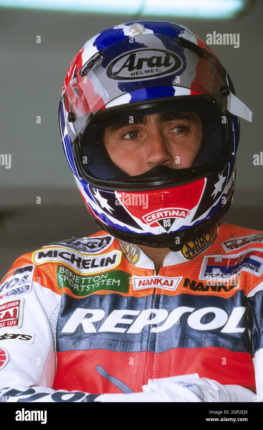 Michael Doohan (AUST), Honda 500, GP di Spagna 1997, Jerez Foto Stock