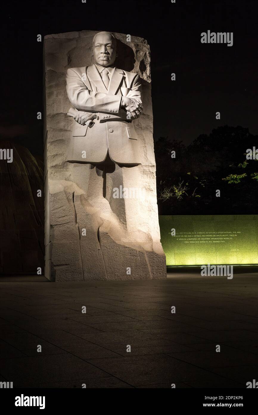 Martin Luther King Jr Memorial, Washington DC, USA. Foto Stock
