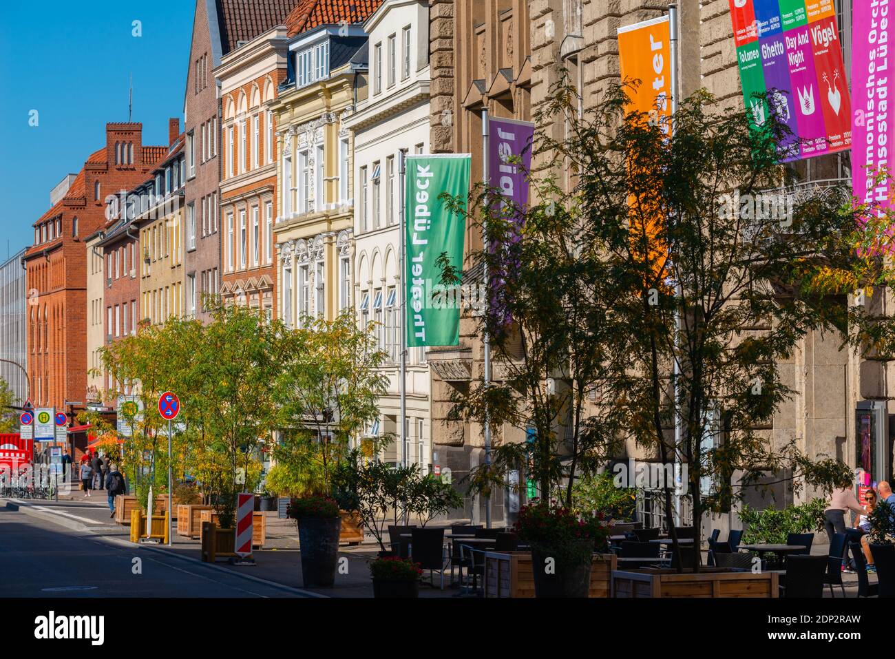 Città anseatica di Lübeck, Schleswig-Holstein, germania del Nord, Europa Foto Stock