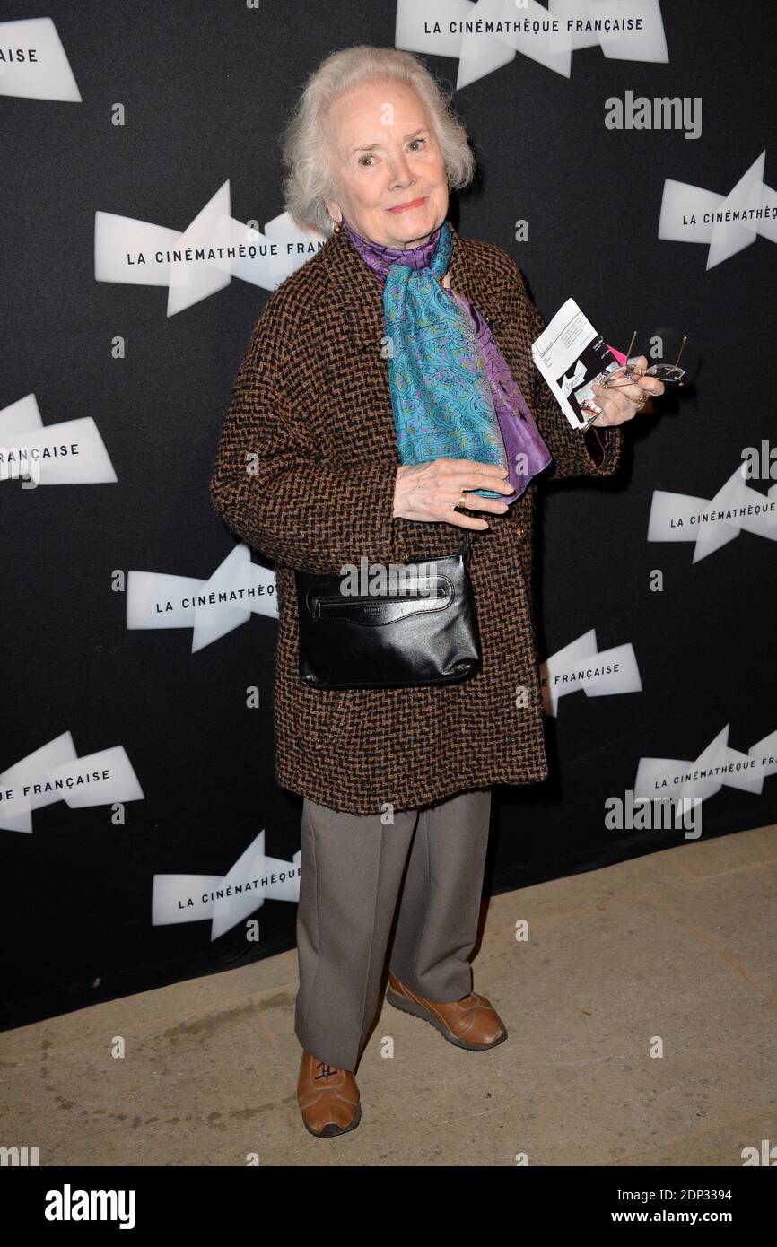Anna Gaylor partecipa all'apertura della retrospettiva Philippe de Broca alla Cinematheque Francaise di Parigi, Francia, il 6 maggio 2015. Foto di Nicolas Briquet/ABACAPRESS.COM Foto Stock