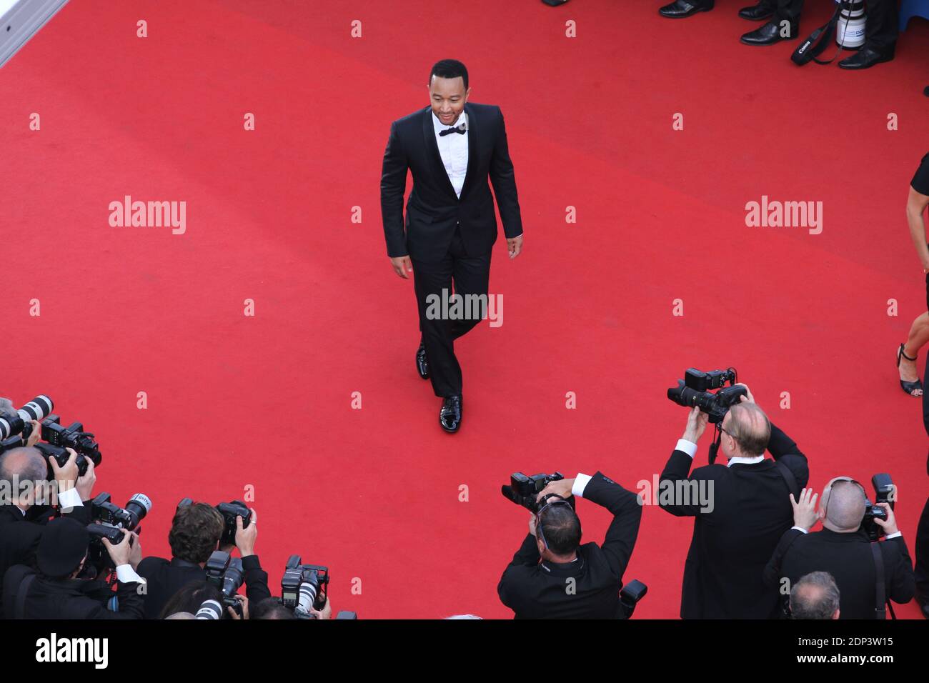 John Legend partecipa alla cerimonia di apertura e alla prima di 'la Tete Haute' durante il 68° Festival annuale del Cinema di Cannes, a Cannes, in Francia, il 13 maggio 2015. Foto di Guillaume Collet/piscina/ABACAPRESS.COM Foto Stock