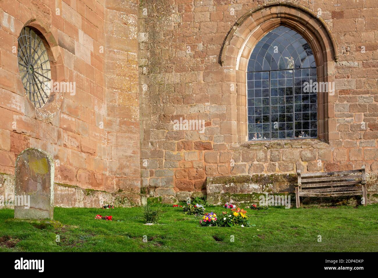 St.Mary la chiesa della Vergine, Hanbury nel Worcestershire, Inghilterra. Foto Stock