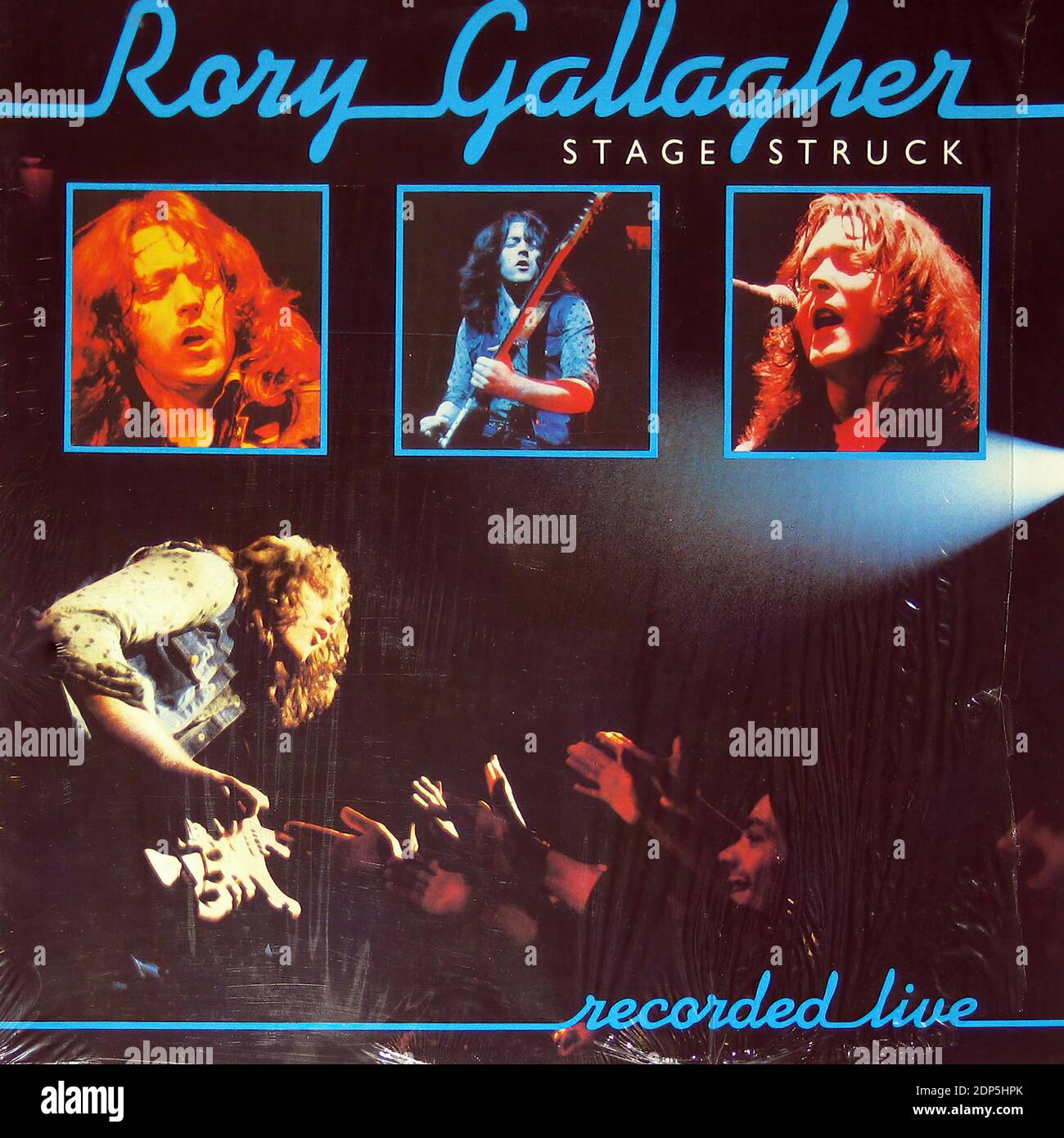 Rory Gallagher Stage Struck - Vintage Vinyl Record copertina Foto Stock