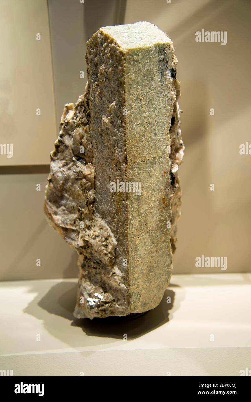 Spodumene Rock - Lithium ore Foto Stock