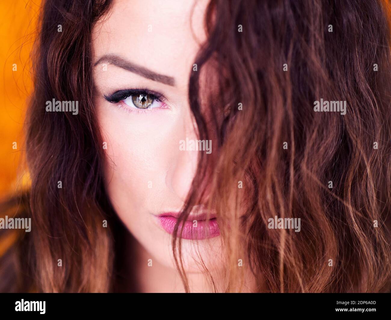 Bella donna Foto Stock