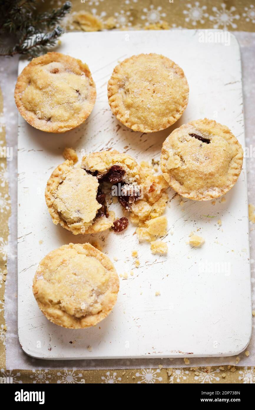 Semplici torte di pasta alla pasticceria di macina Foto Stock