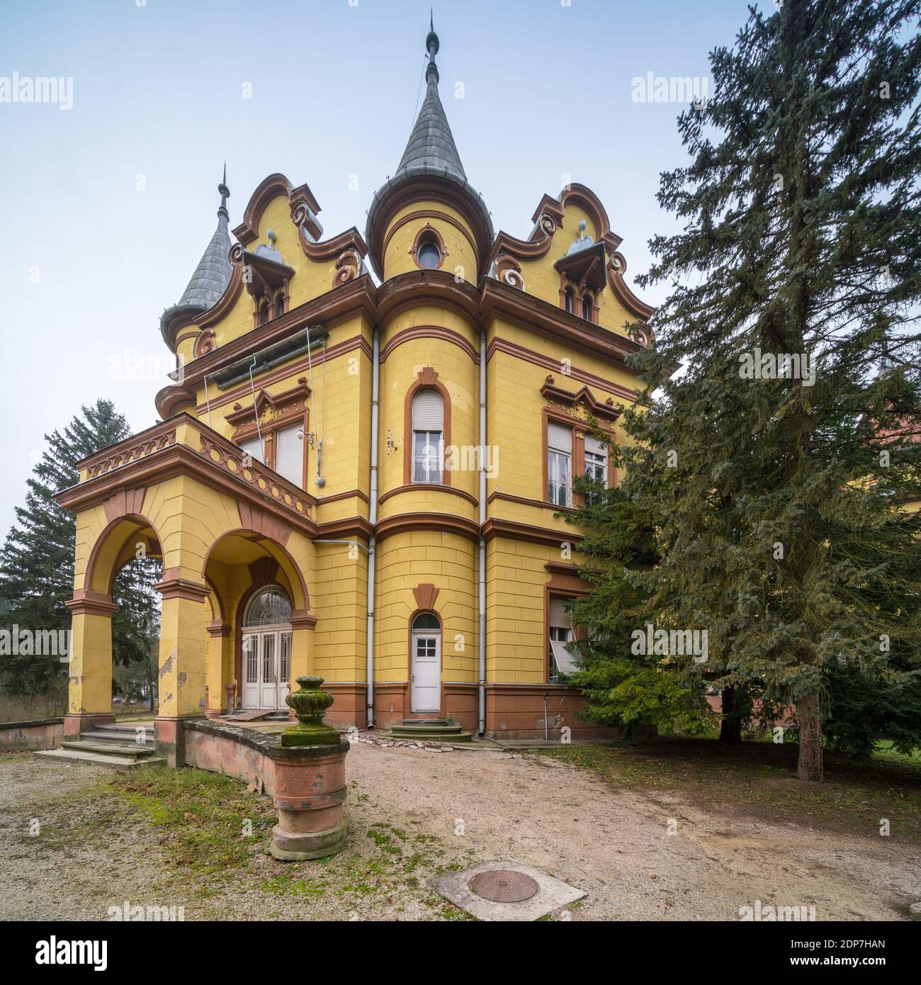 Castello Pallavicini a Mundos, Ungheria Foto Stock