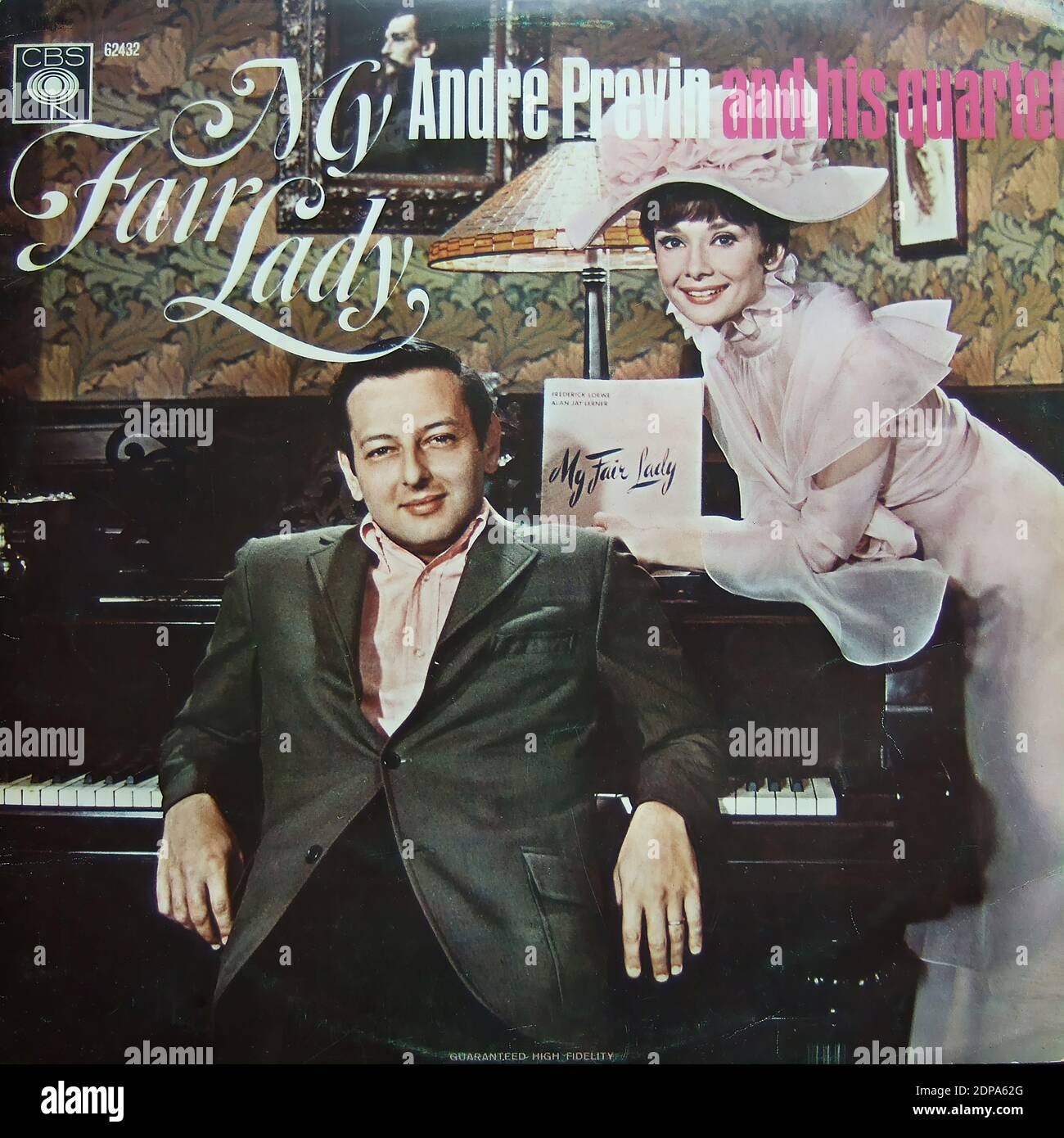 Andre Previn & His Quartet (Red Mitchell Bass, Herb Ellis Guitar, Frank Capp Drums) - My Fair Lady, CBS 62432 (CL 2195) - copertina di album in vinile d'epoca Foto Stock
