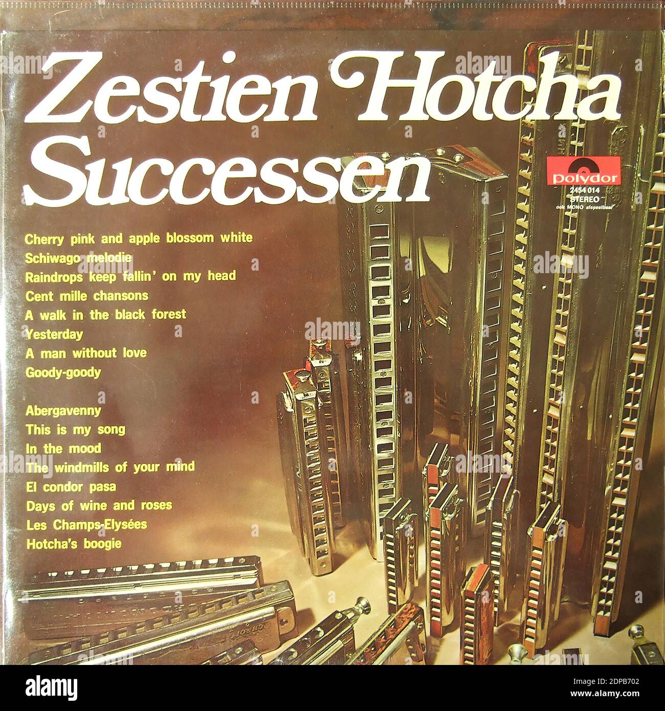 Hotcha Trio - 16 Hotcha Successen, Polydor 2454 014 - copertina di album in vinile d'epoca Foto Stock