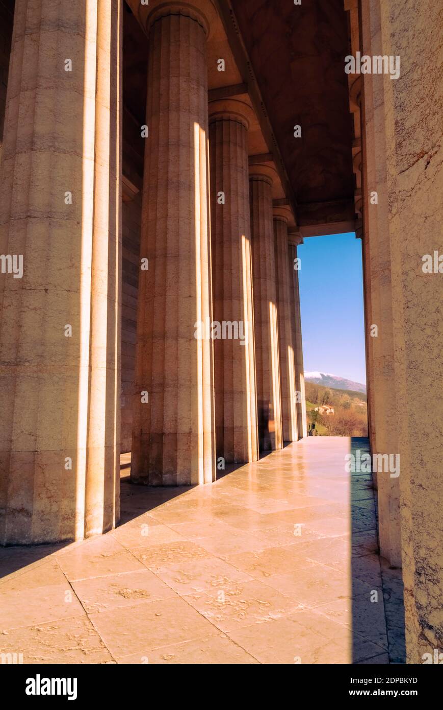Tempio di Canova, scultore veneziano, Possagno, Treviso, Italia Foto Stock