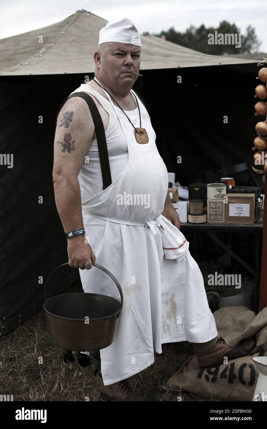 L'evento War and Peace Revival GREAT BRITAIN /England / Kent Foto Stock