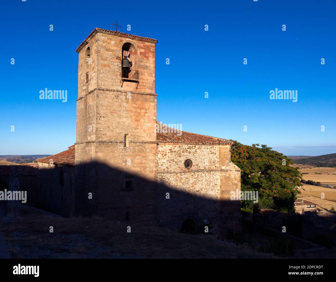 Iglesia de la Trinidad. Atienza. Guadalajara. Castilla la Mancha. España. Foto Stock