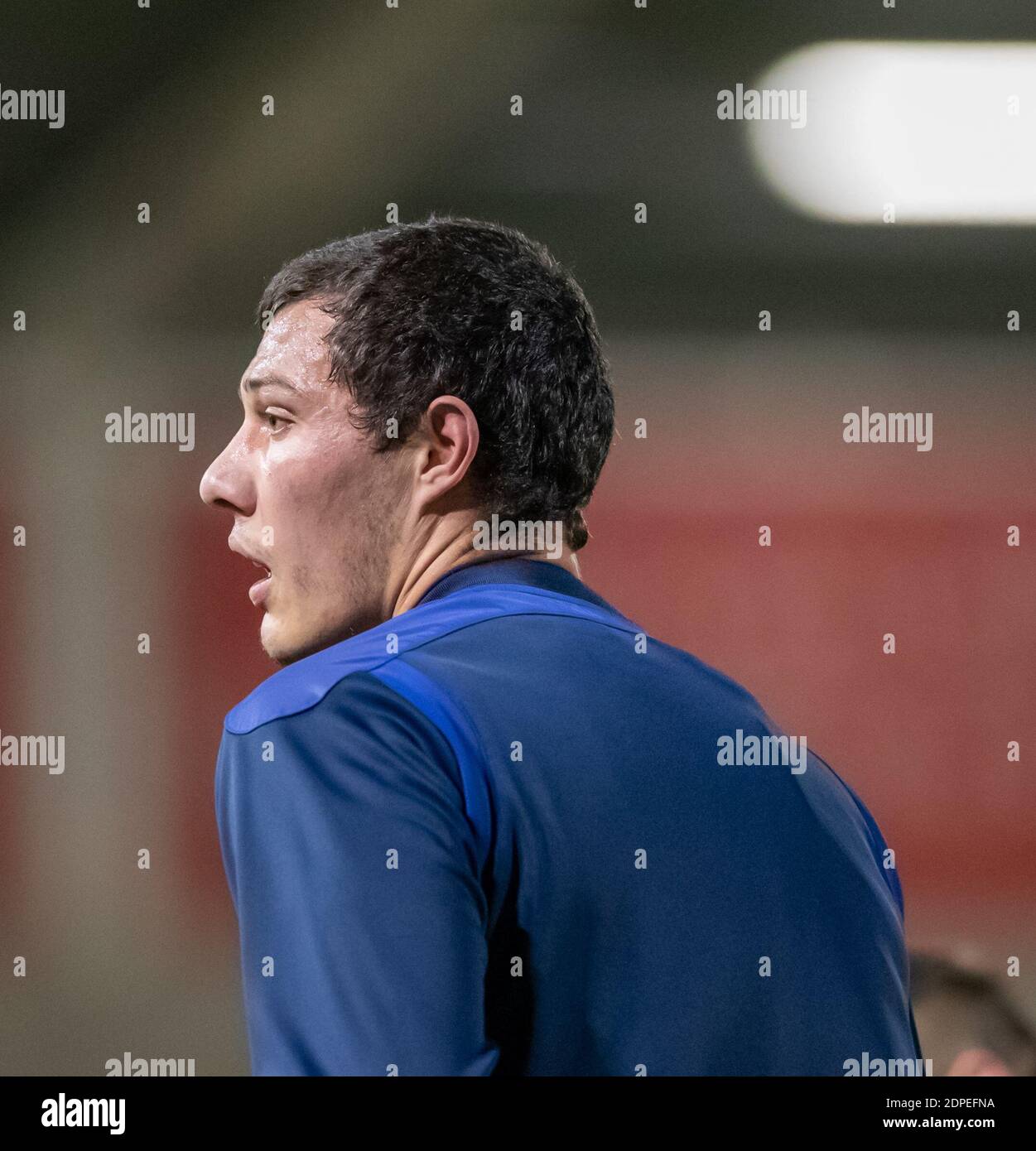 19 dicembre 2020; AJ Bell Stadium, Salford, Lancashire, Inghilterra; European Champions Cup Rugby, sale Sharks contro Edimburgo; New 6ft 9 in JP du Preez inizia la sua prima partita per sale Sharks stasera Foto Stock