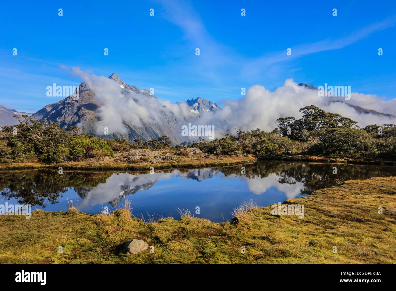 Key Summit è un percorso popolare per i visitatori del Parco Nazionale di Fiordland in Nuova Zelanda. Foto Stock