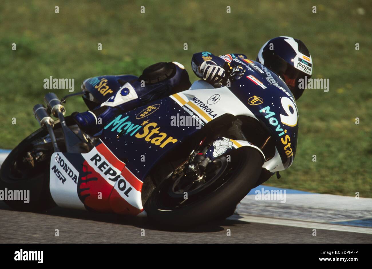 Alberto Puig, (SP), Honda 500, Repubblica Ceca moto GP 1997, Brno Foto Stock