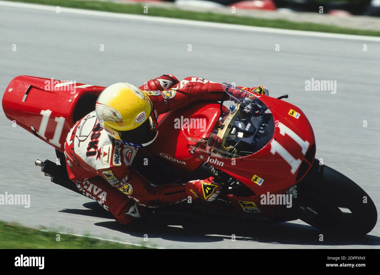 John Kocinski, (USA), Cagiva, GP d'Austria 500, Salisburgo 1994, Foto Stock