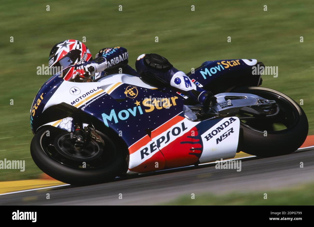 Carlos Checa (SP), Honda 500, GP d'Italia 1997, Mugello Foto Stock