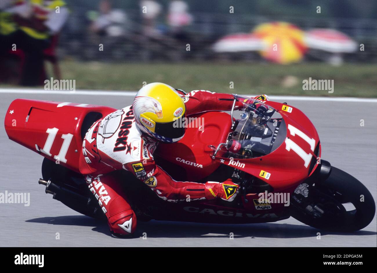 John Kocinski, (USA), Cagiva 500, GP della Malesia 1994, Shah Alam Foto Stock