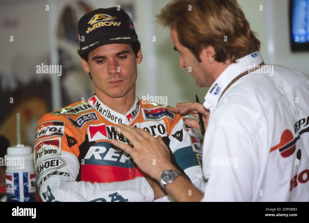 Alex Criville (SP), Honda 500 GP Italia Moto 500, Imola 1998 Foto Stock