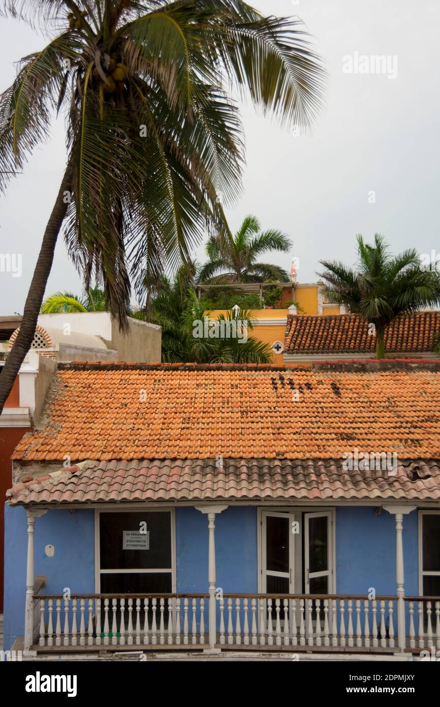 Atmosfera caraibica, Cartagena de Indias Foto Stock