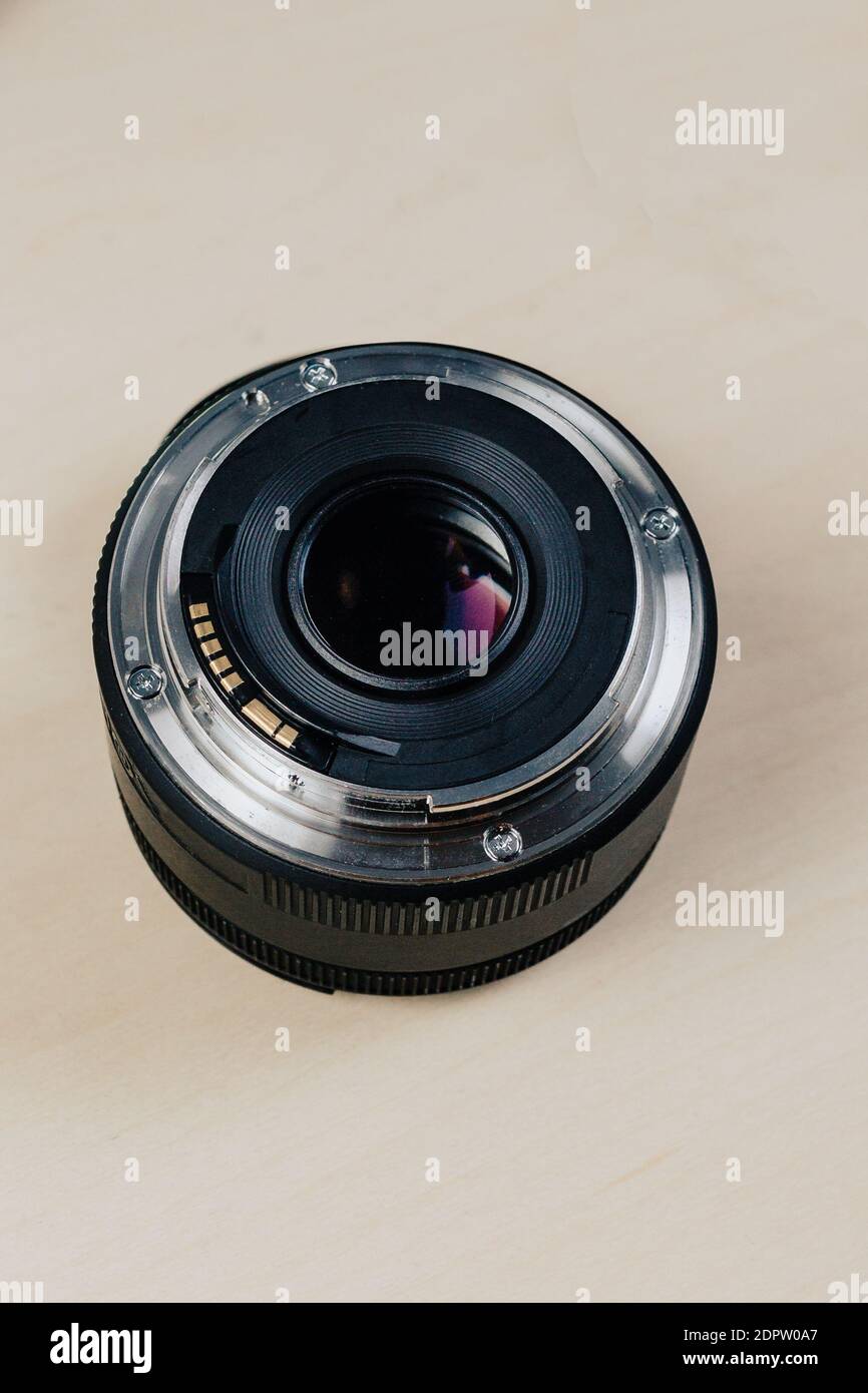 Supporto per obiettivo per fotocamera digitale Foto Stock