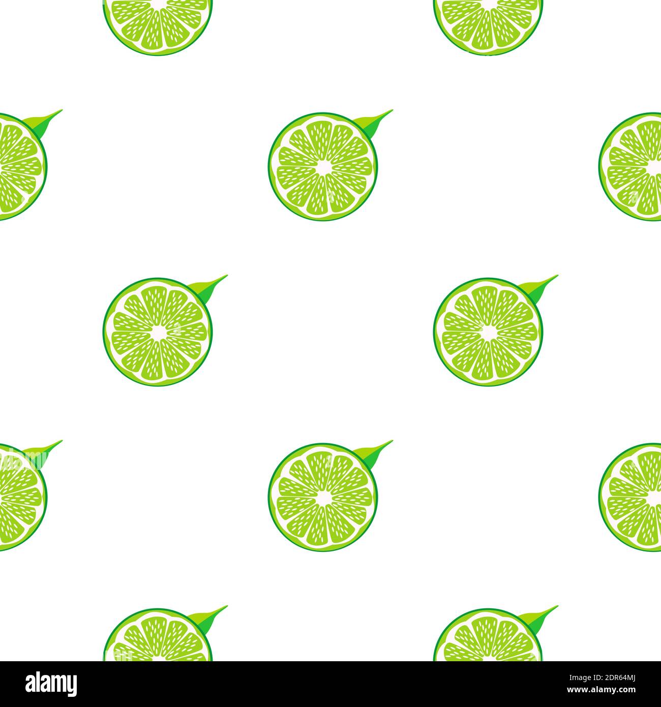 Illustrazione sul tema grande colore verde senza cuciture calce, frutta brillante motivo per sigillo. Motivo di frutta costituito da una bella lime ripetuta senza cuciture. Simp Illustrazione Vettoriale