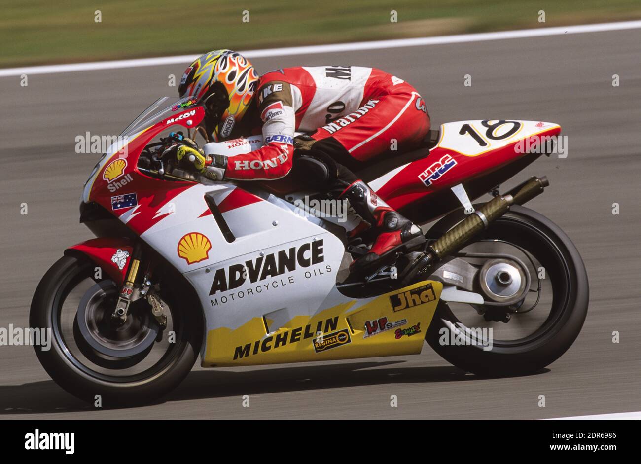 Garry McCoy, (AUST), Honda 500, Repubblica Ceca moto GP 1998, Brno Foto Stock