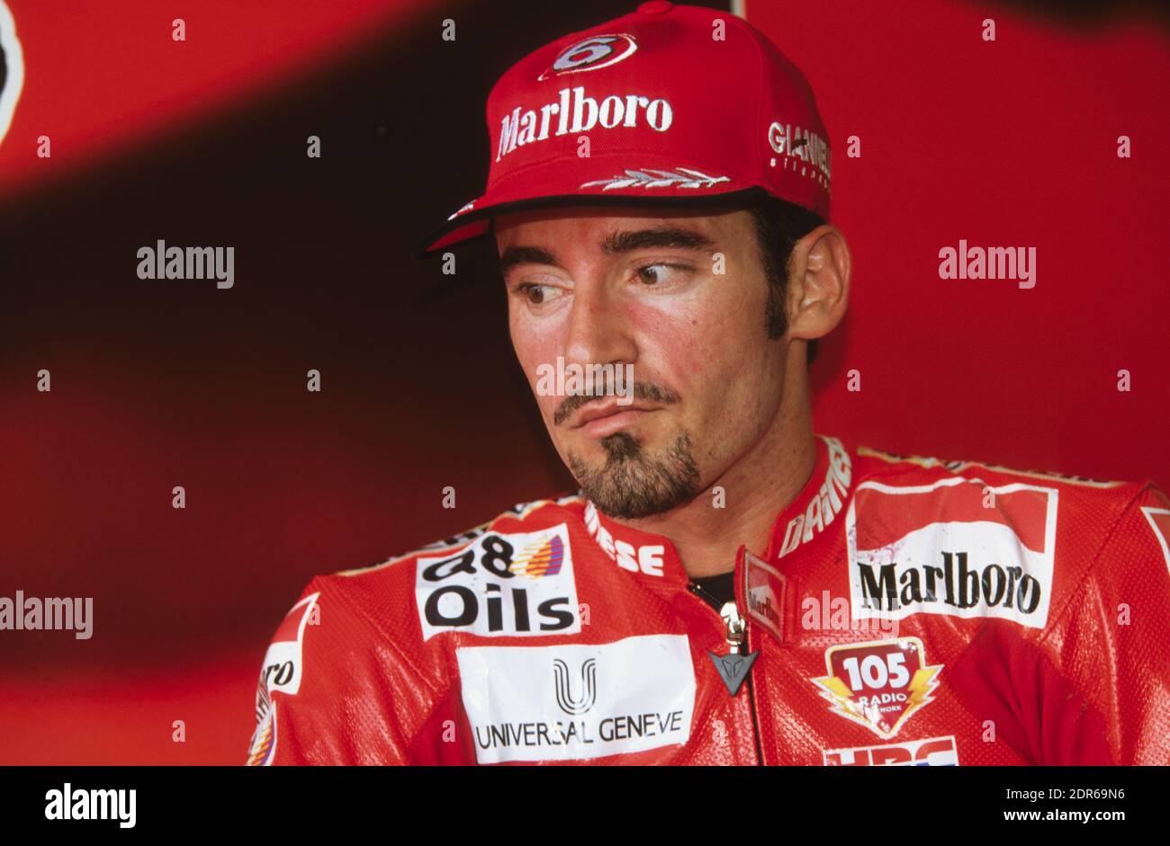 Max Biaggi (ITA), Honda 500, Repubblica Ceca moto GP 1998, Brno Foto Stock