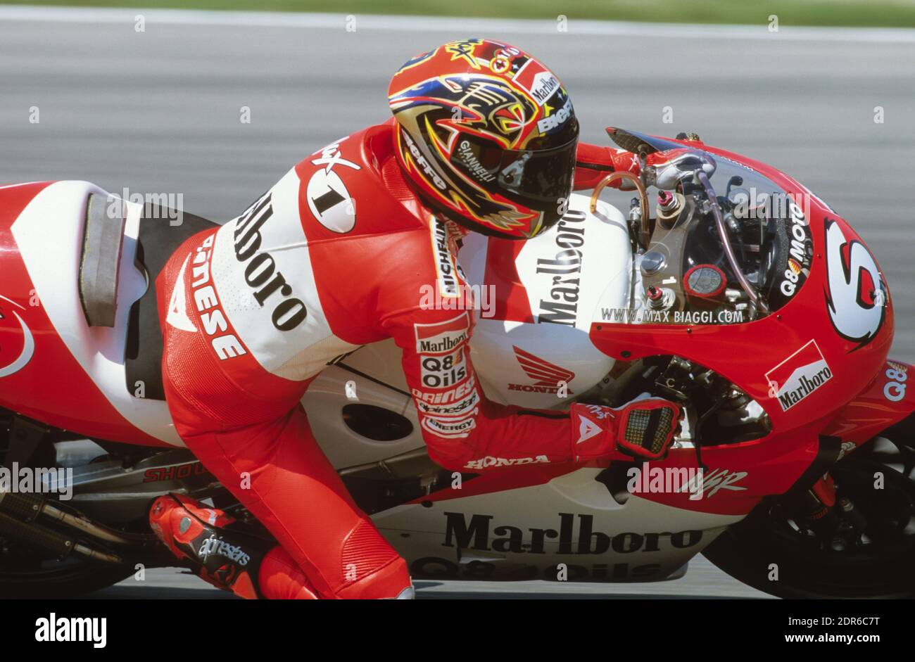 Max Biaggi (ITA), Honda 500, GP 1998 del Mugello Foto Stock