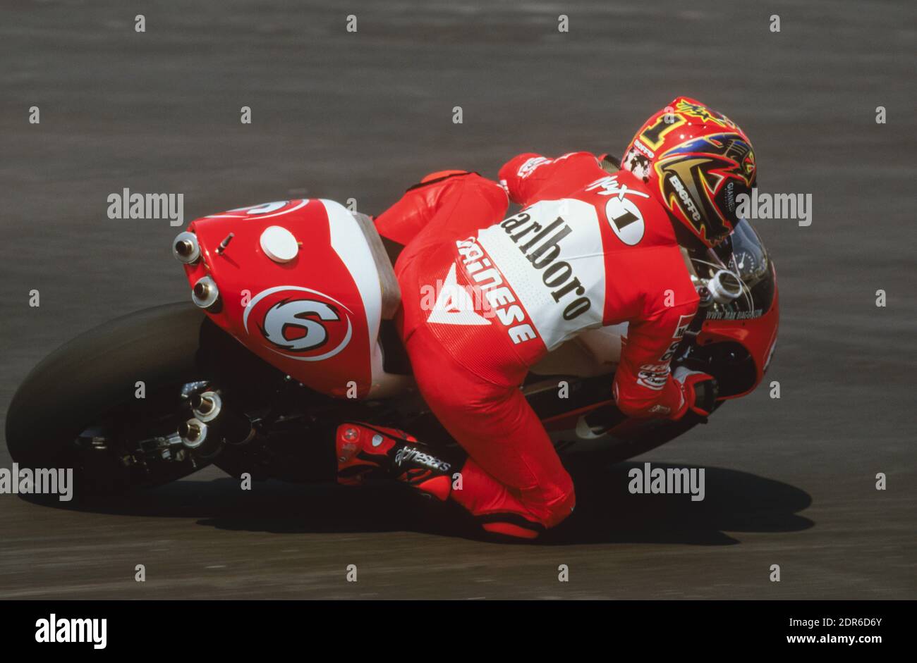 Max Biaggi (ITA), 500 GP di Malesia Moto 1998, Johor Foto Stock