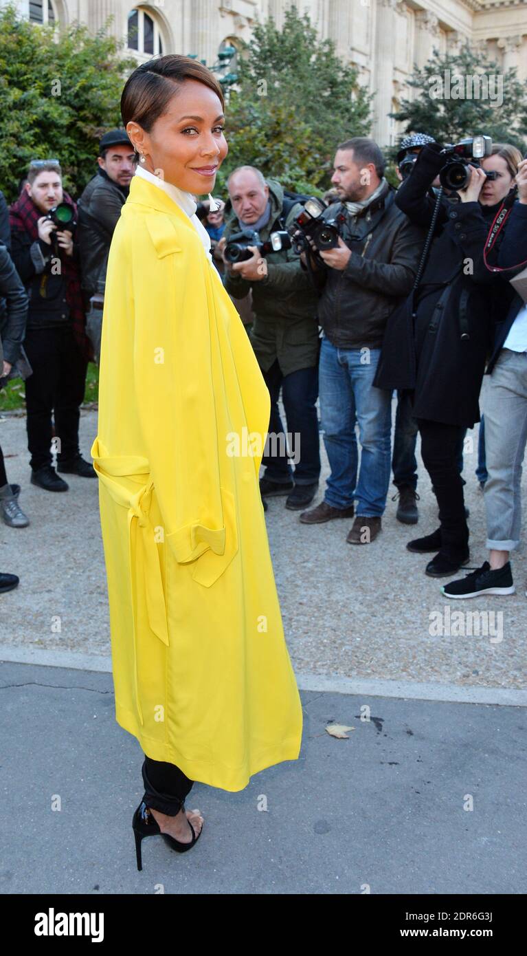 Jada Pinkett partecipa alla presentazione della collezione femminile di Chloe Primavera-Estate 2016 tenutasi al Grand Palais di Parigi, Francia, il 1° ottobre 2015. Foto di Laurent Zabulon/ABACAPRESS.COM Foto Stock