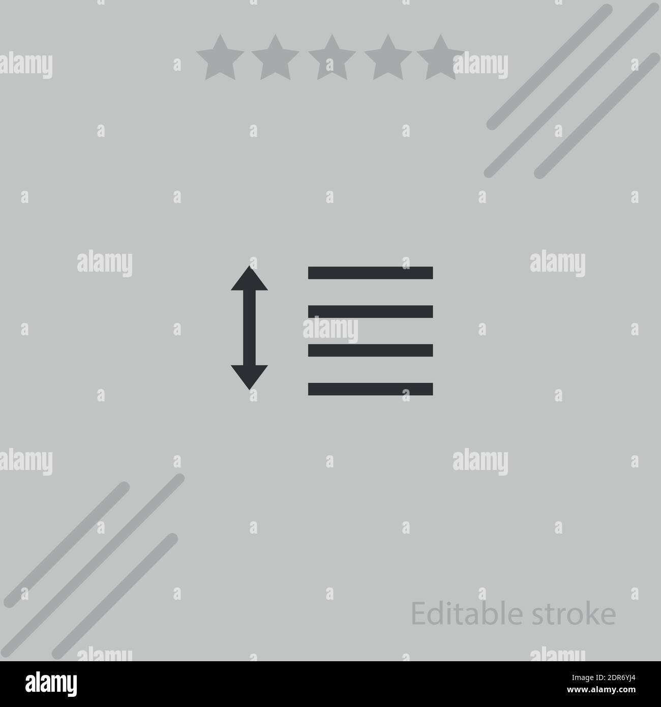 editor di testo icona vettoriale semplice illustrazione vettoriale moderna Illustrazione Vettoriale