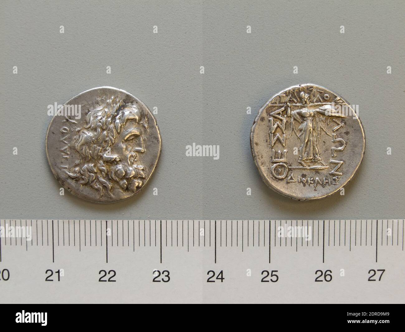 Menta: Tessaglia, Cino di Tessaglia, II-i secolo a.C., Argento, 6.35 g, 12:00, 21.5 mm, prodotto in Tessaglia, Greco, II-i secolo a.C., Numismatica Foto Stock