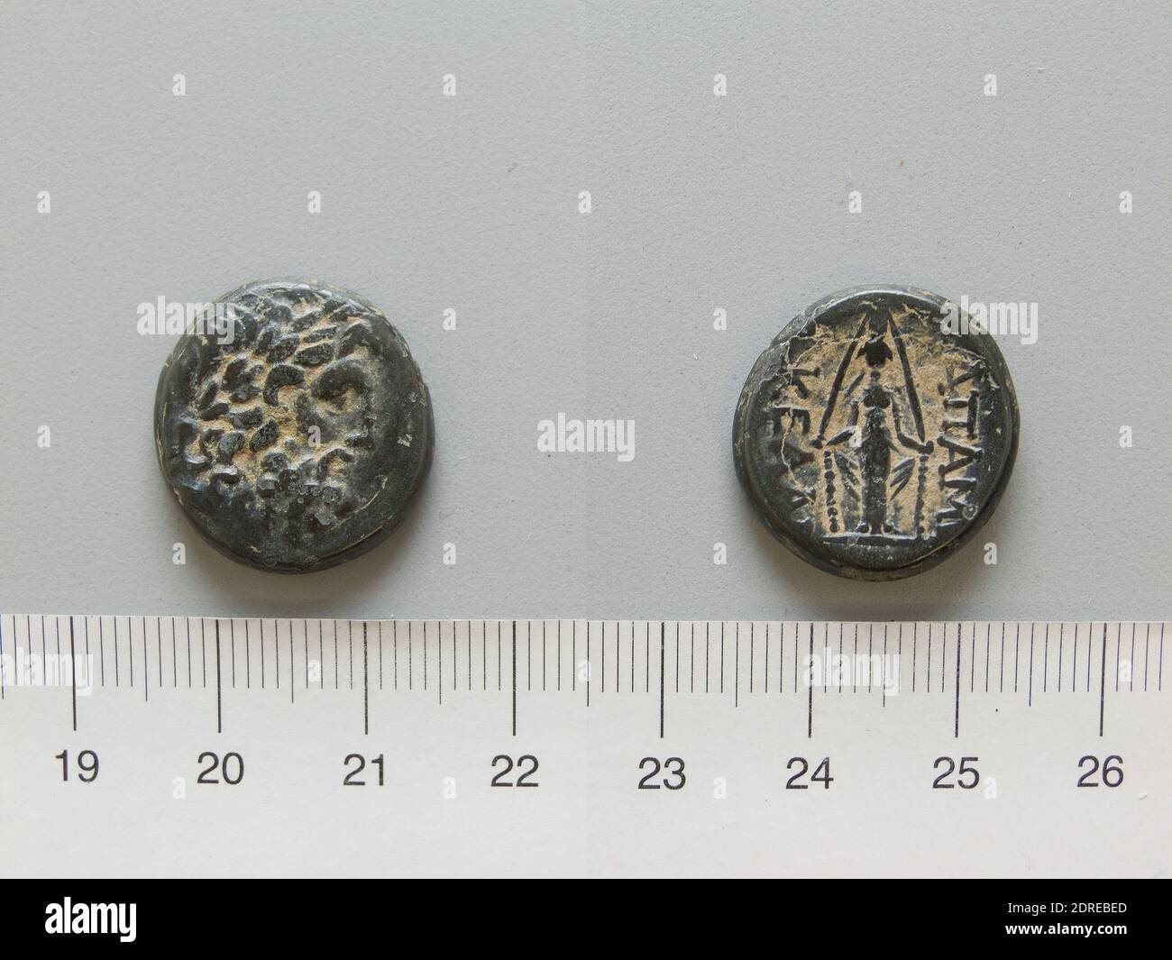 Menta: Apamea, moneta di Apalea, dopo il 133 a.C., rame, 7.00 g, 12:00, 20 mm, prodotto in Apalea, greco, II-i secolo a.C., Numismatica Foto Stock