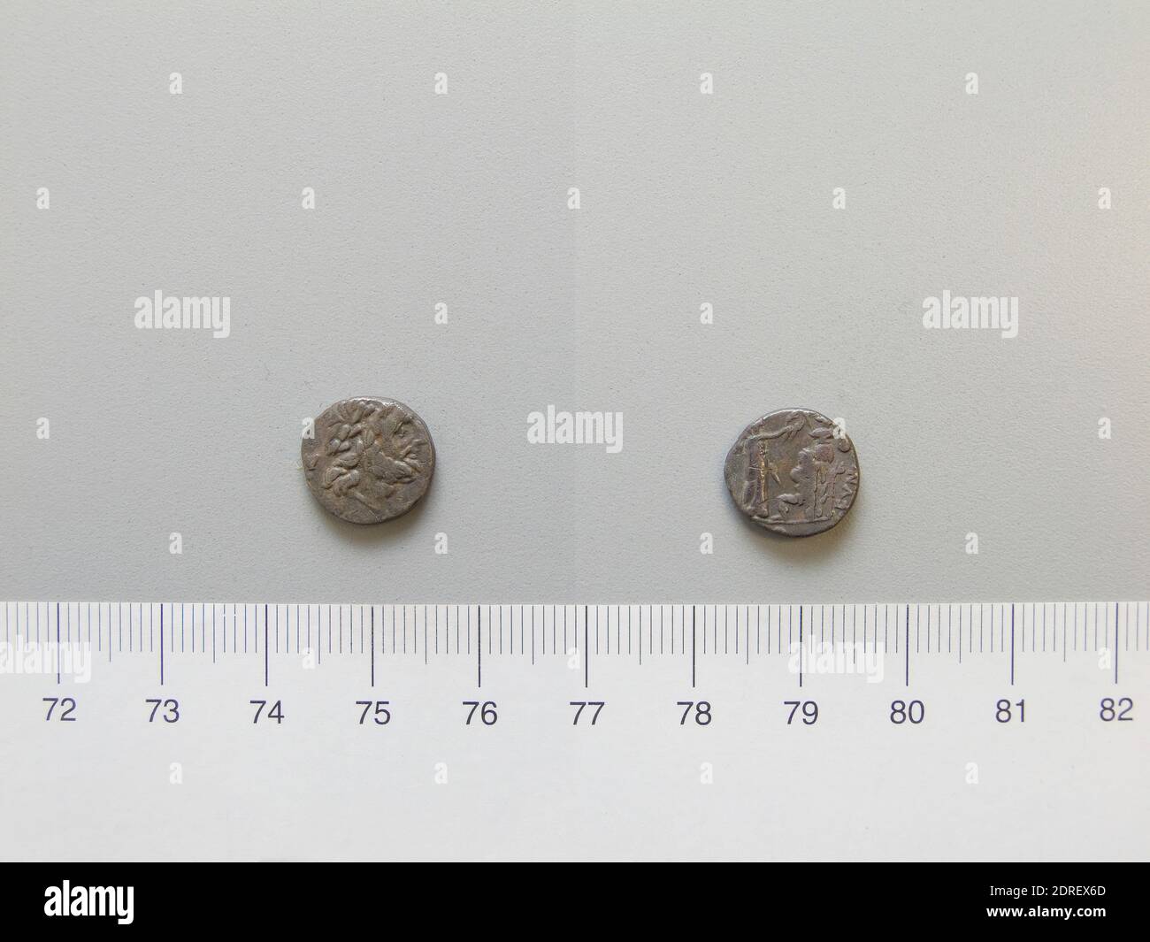 101 a.C., Argento, 1.79 g, 5:00, 12 mm, fatto a Roma, Romano, II secolo a.C., Numismatica Foto Stock