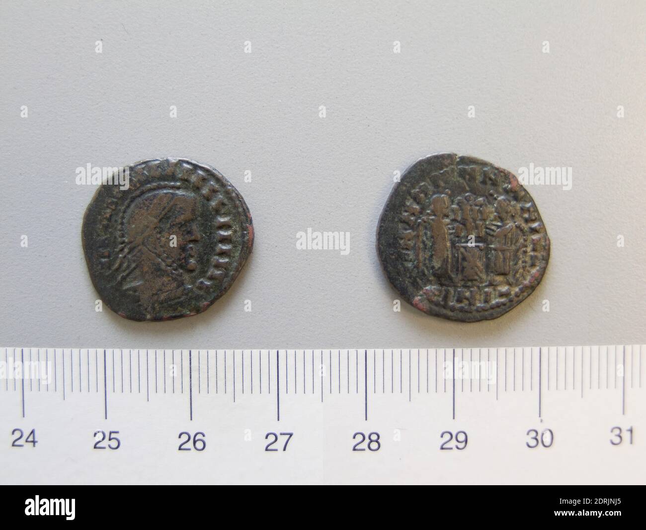 Mint: Board of Revenue, Coin dall'Inghilterra, 318–20, base, 3.00 g, 6:00, 18.5 mm, Made in England, British, IV secolo, Numismatica Foto Stock