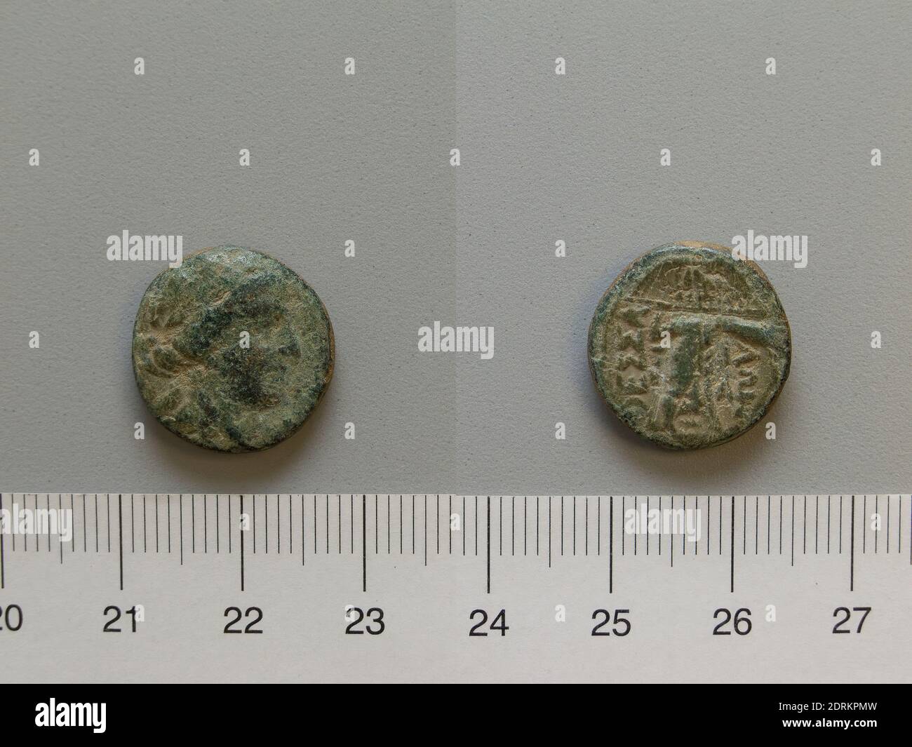 Menta: Tessaglia, moneta da Tessaglia, 196–146 a.C., rame, 5.40 g, 12:00, 17.0 mm, prodotto in Tessaglia, Greco, II secolo a.C., Numismatica Foto Stock