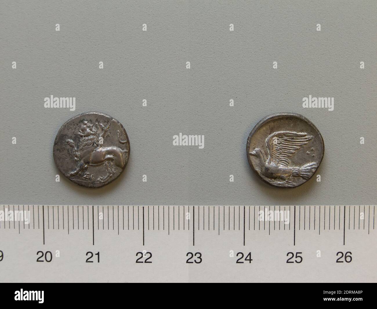 Menta: Sicyon, moneta di Sicyon, IV secolo a.C., Argento, 2.77 g, 1:00, 15.5 mm, Made in Sicyon, Sicyonia, Greco, IV secolo a.C., Numismatica Foto Stock