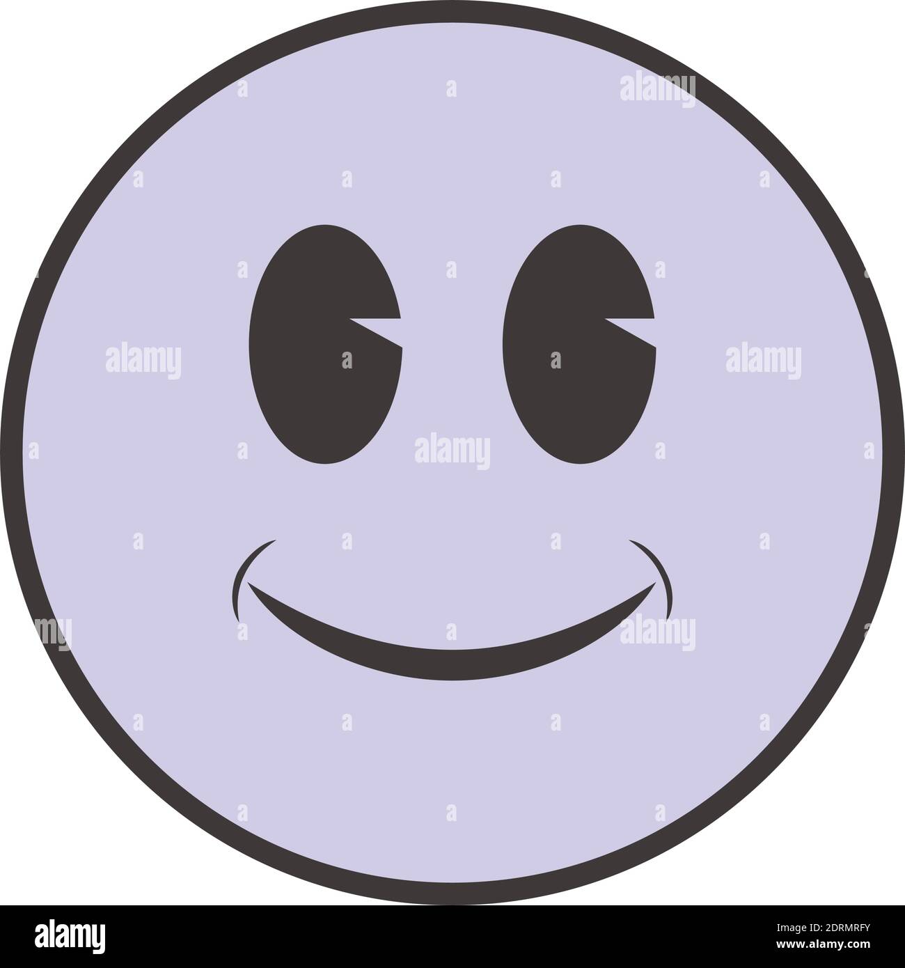 smile happy logo icona vettore grafico concept design Illustrazione Vettoriale