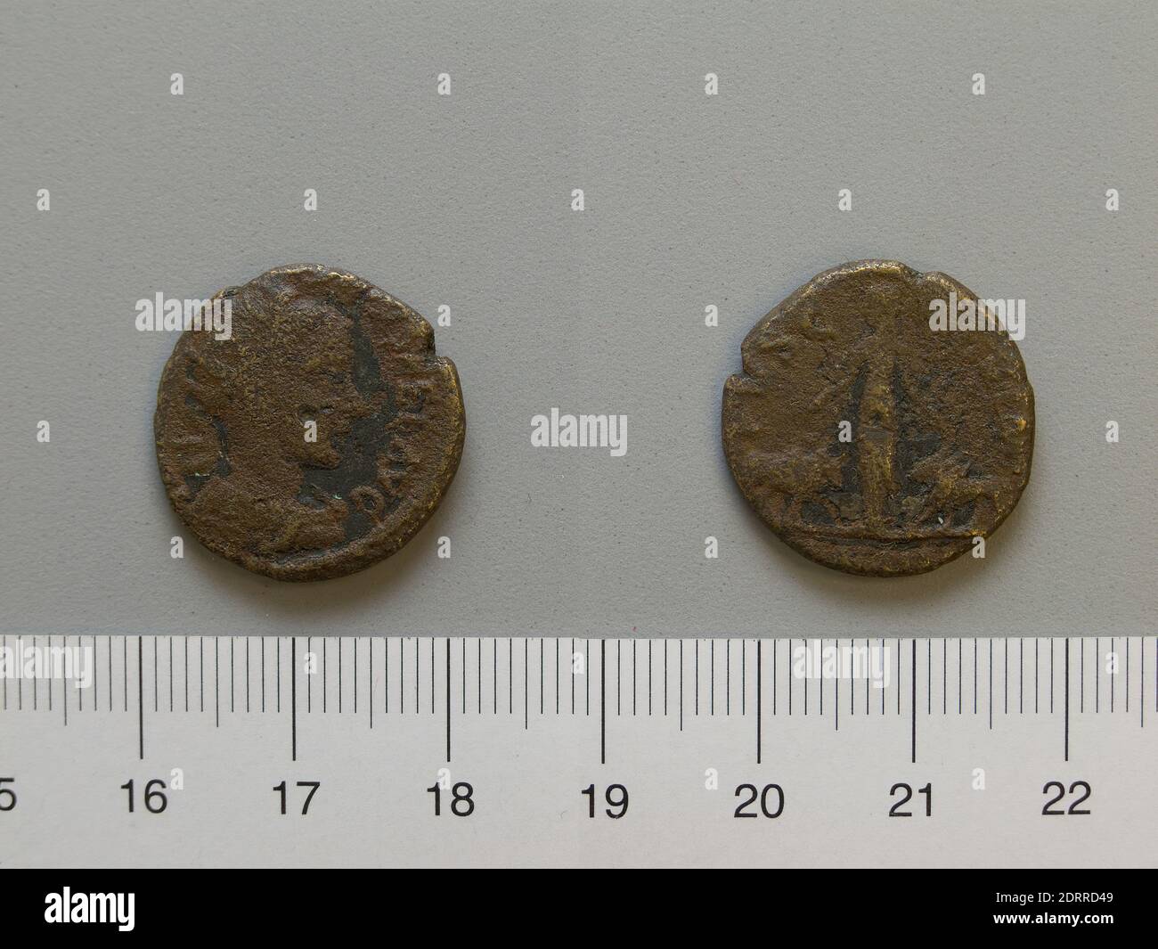 Menta: Viminacium, moneta da Viminacium, 238–44, Bronzo, 5.50 g, 1:00, 20 mm, Made in Viminacium, Moesia Superior, Greco, III secolo, Numismatica Foto Stock