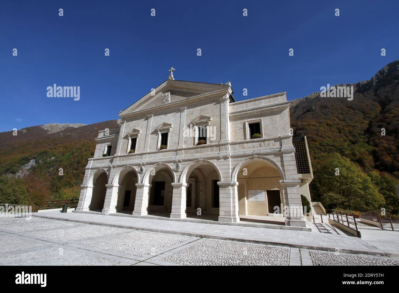 Settefrati, Italia - 2 novembre 2017: Il santuario di Canneto Foto Stock