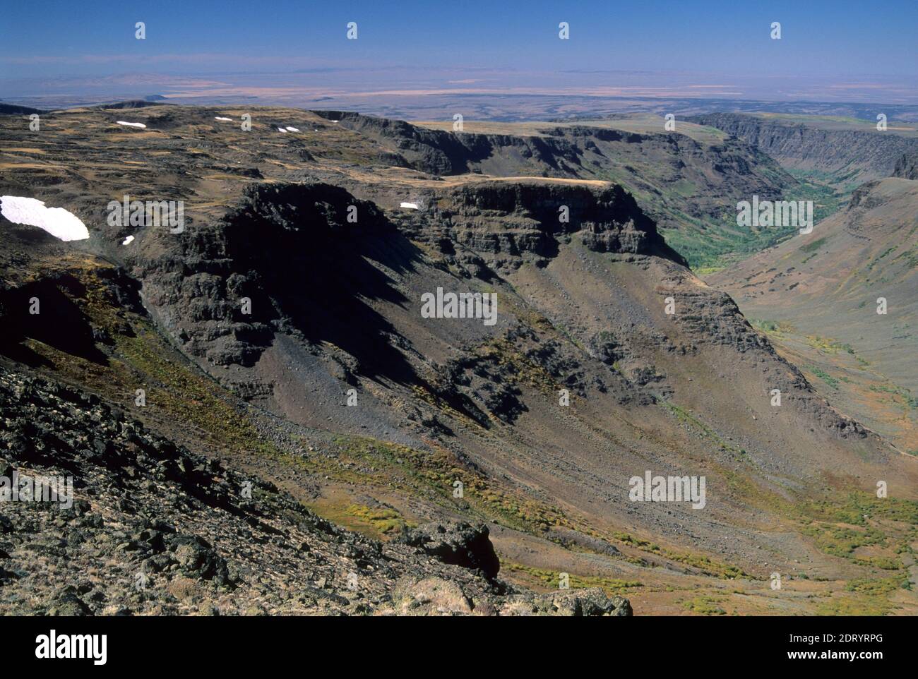 Big Indian Gorge, Steens Mountain Recreation Area, Burns District Bureau of Land Management, Oregon Foto Stock