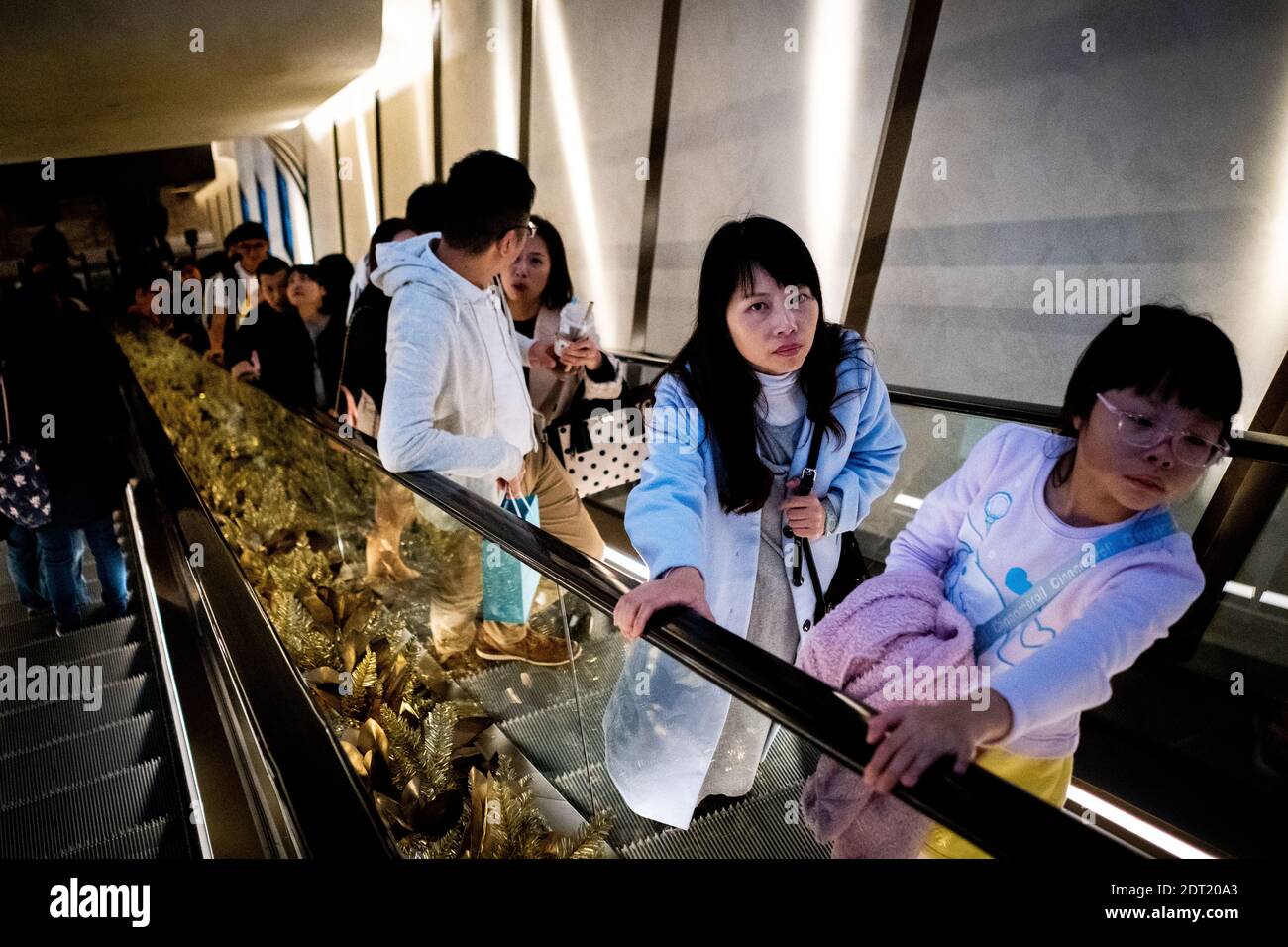 Illustrazione del territorio di Hong Kong. Illustrazione del territorio di Hong Kong. Foto Stock