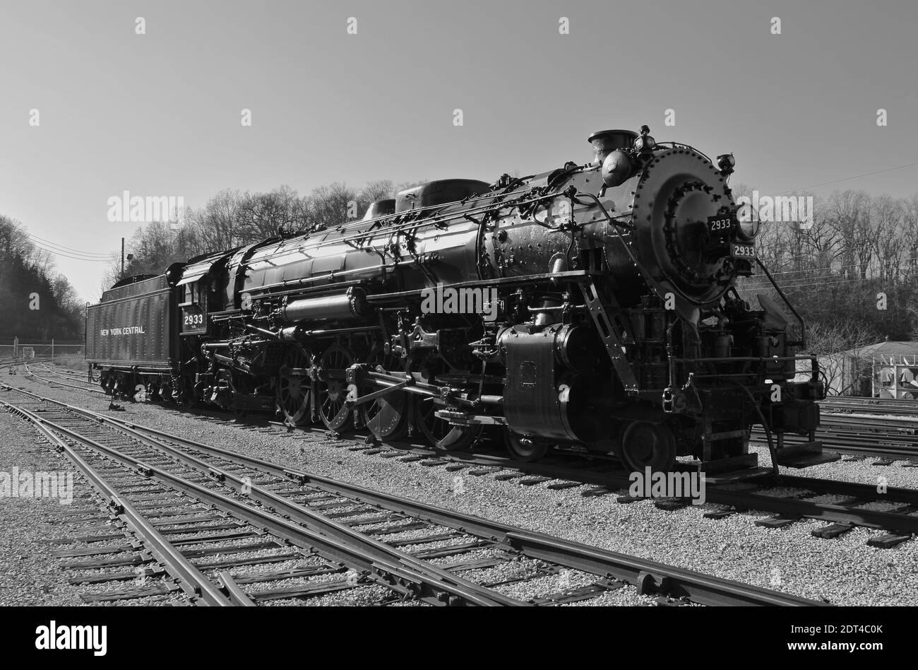 New York Central 4-8-2 'Mohawk' locomotiva a vapore n. 2933 al Museo Nazionale dei Trasporti Foto Stock