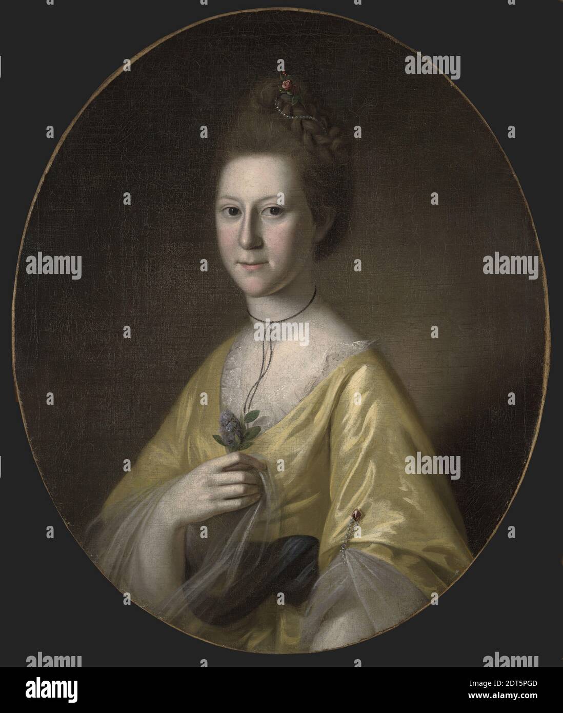 Artista: Charles Willson Peale, americano, 1741–1827, soggetto: Sophia Gough Carroll, americano, 1772–1816, Sig.ra James Maccubin Carroll (Sophia Gough) (1772-1816), ca. 1790, olio su tela, 30 × 24 3/4 pollici. (76.2 × 62.9 cm), americano, 18 ° secolo, dipinti Foto Stock