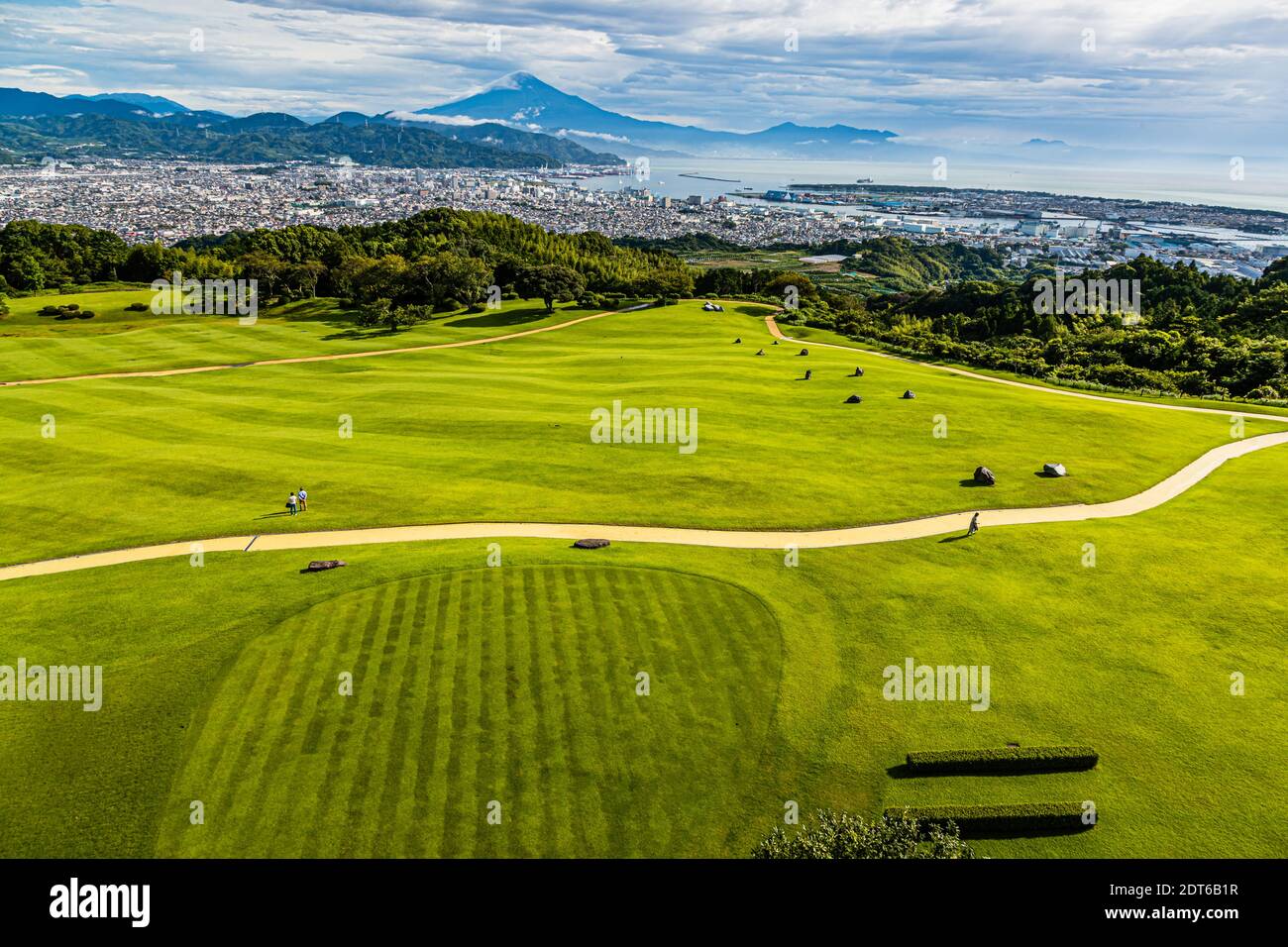 Hotel Nippondaira, Shizuoka, in Giappone, con vista sul Monte Fuji Foto Stock
