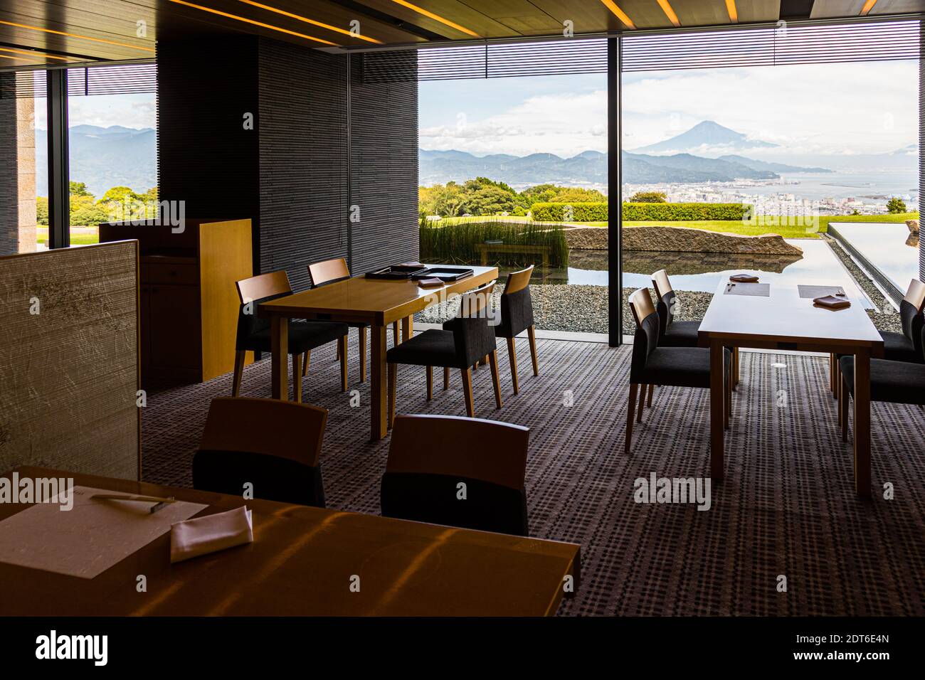 Hotel Nippondaira, Shizuoka, in Giappone, con vista sul Monte Fuji Foto Stock