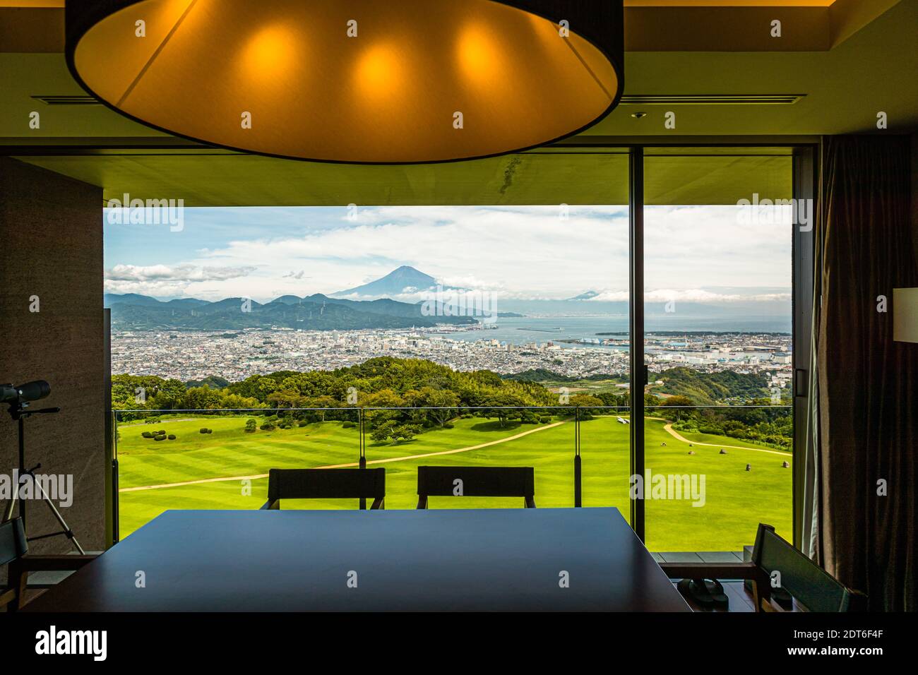 Hotel Nippondaira, Shizuoka, in Giappone, con vista sul Monte Fuji Foto Stock