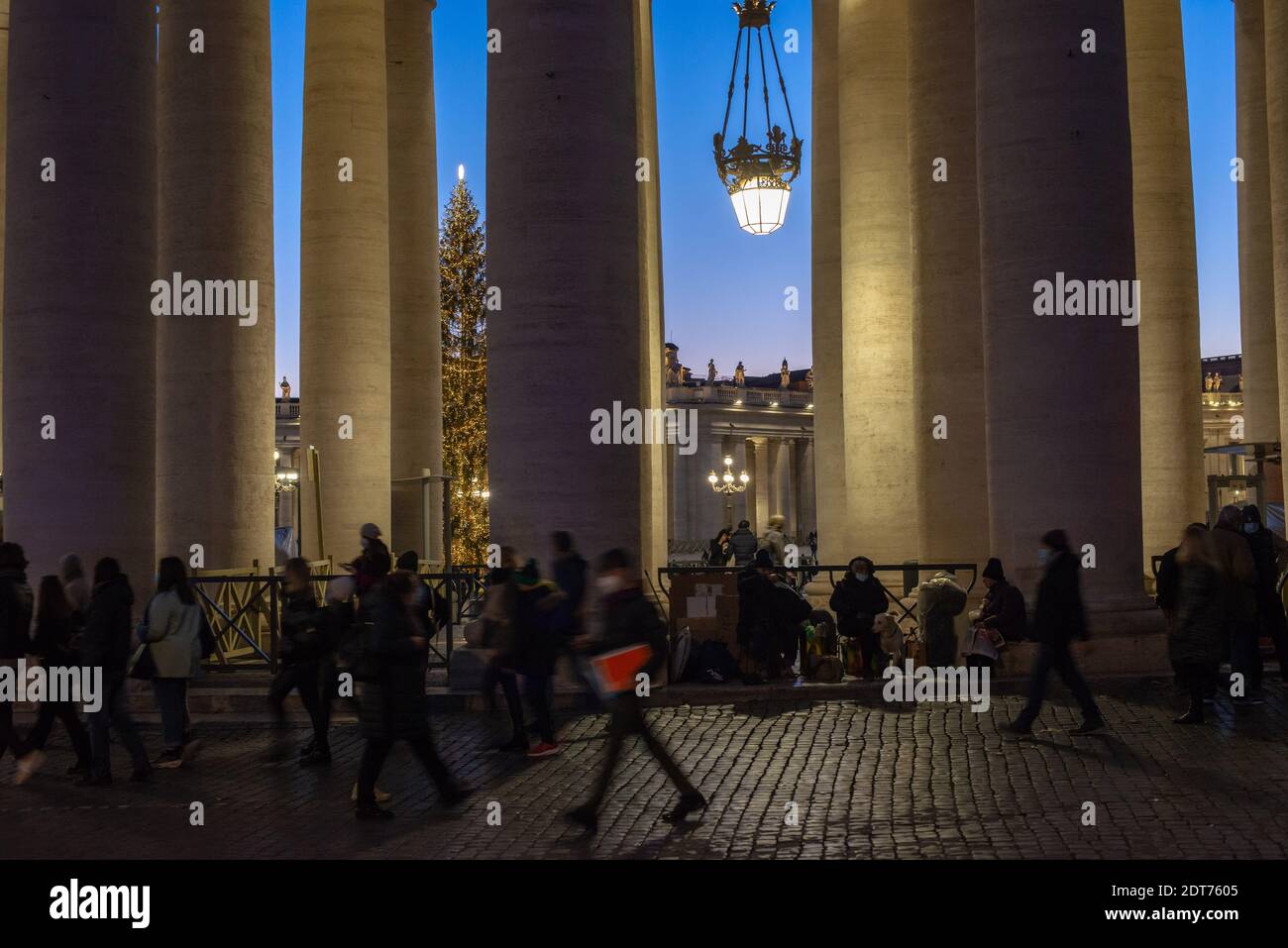 Roma, Italia: Tempo di Natale, Piazza San Pietro. ©Andrea Sabbadini Foto Stock
