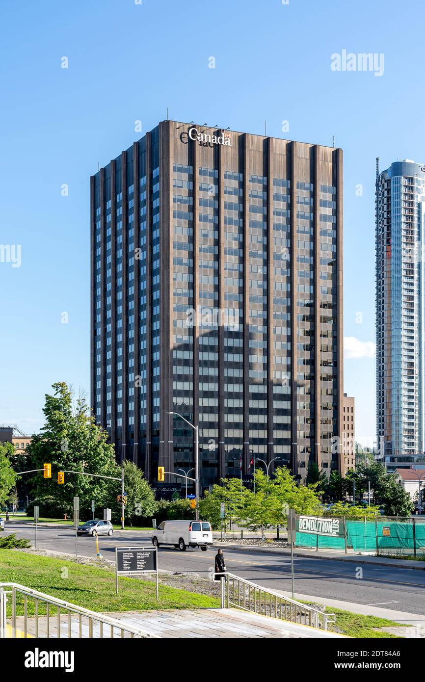 Sir William Logan Building, sede della Natural Resources Canada su Booth St. A Ottawa, Ontario, Canada. Foto Stock